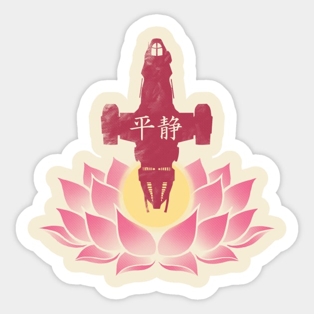 Serenity in Bloom Sticker by GoldenLegend